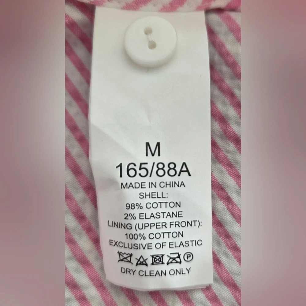 NEW KATE SPADE SEERSUCKER STRIPE BOW TOP BLOUSE.